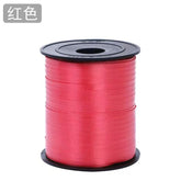 Curling Ribbon Roll(0.5CM*200M/Red) in vibrant red color on a spool for gift wrapping and decoration.